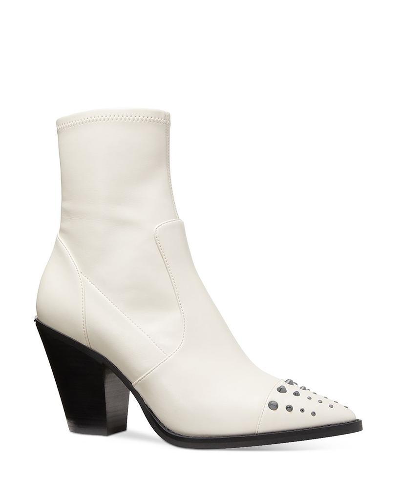 商品Michael Kors|Women's Dover Embellished Pointed Toe High Heel Booties,价格¥1249,第1张图片