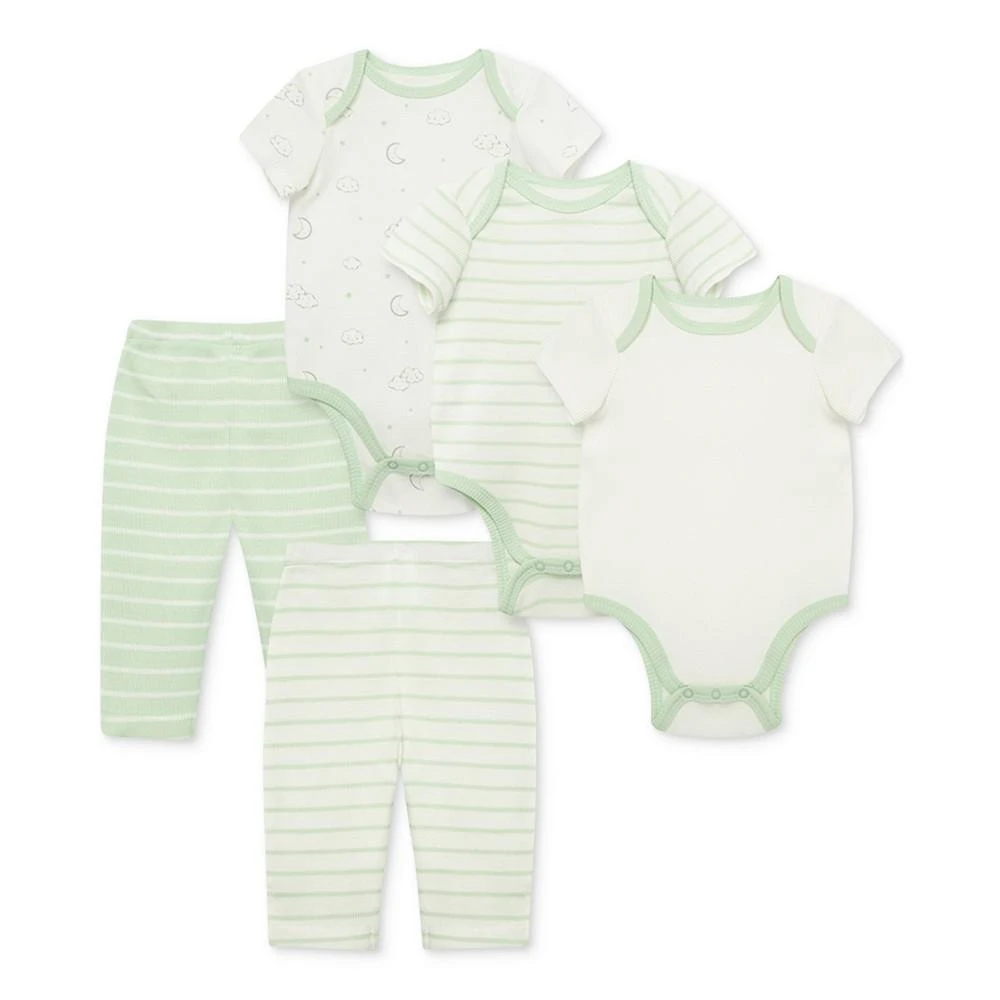 商品Little Me|Baby 5-Pc. Joy Bodysuit & Pants Set,价格¥186,第1张图片