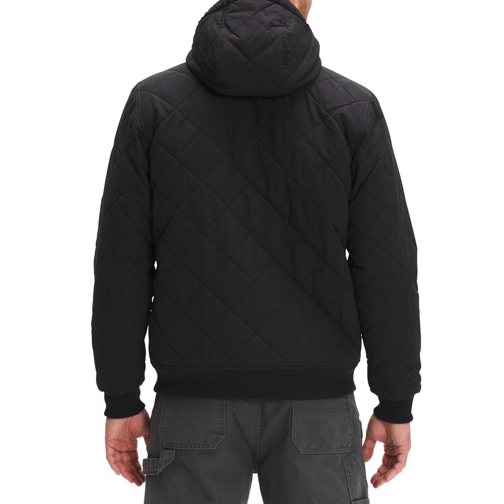 Men's Cuchillo Quilted Fleece-Lined Hooded Jacket商品第2张图片规格展示