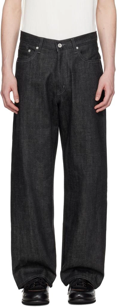 商品NEIGHBORHOOD|黑色 Rigid Denim DP Wide 牛仔裤,价格¥2367,第1张图片