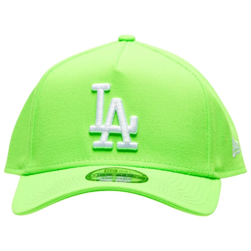 商品New Era|New Era Dodgers A Frame Neon Adjustable Cap - Men's,价格¥76,第2张图片详细描述