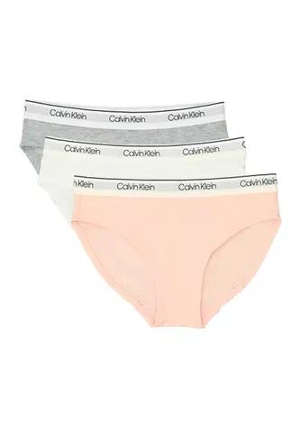 商品Calvin Klein|Klein Girls 7 16 3 Pack Bikinis,价格¥79,第1张图片