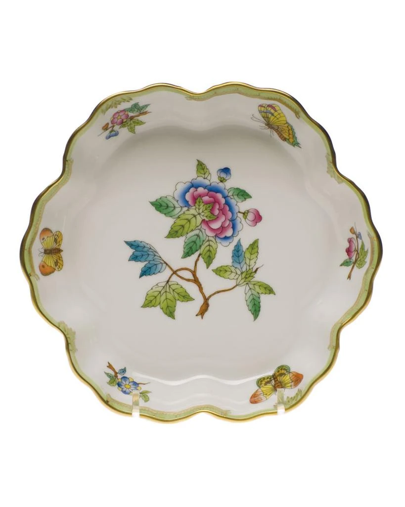 商品Herend|Queen Victoria Green Fruit Bowl,价格¥2714,第1张图片