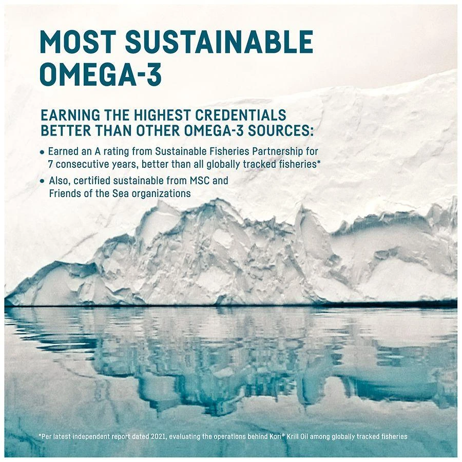 Pure Antarctic Krill Oil Omega-3 Excel 500mg Softgel 商品