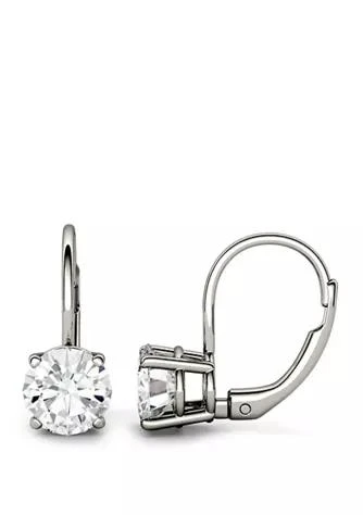 商品Charles & Colvard|Colvard 3 Ct. T.w. Lab Created Moissanite Leverback Earrings,价格¥8431,第1张图片