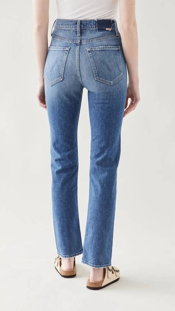 商品MOTHER|High Waisted Rider Skimp Jeans In Cowboys Don't Cry,价格¥1208,第2张图片详细描述