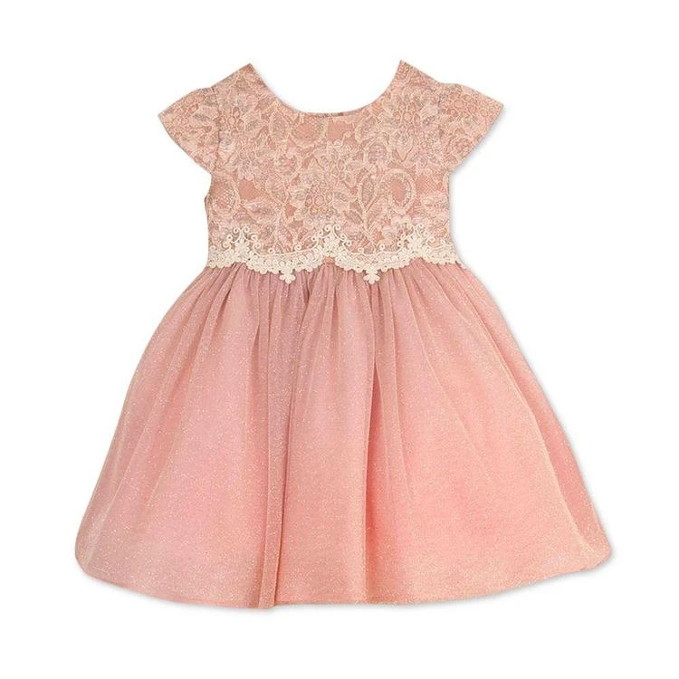 商品Rare Editions|Lace-Bodice Dress, Baby Girls,价格¥187,第1张图片