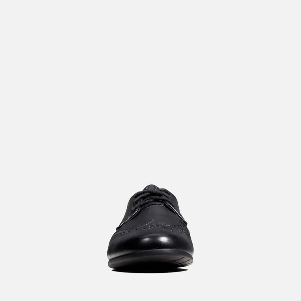 商品Clarks|CLARKS KIDS' SCALA LACE SCHOOL SHOES - BLACK LEATHER,价格¥183,第4张图片详细描述