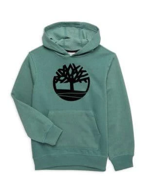 商品Timberland|Boy's Smith Logo Graphic Hoodie,价格¥188,第1张图片