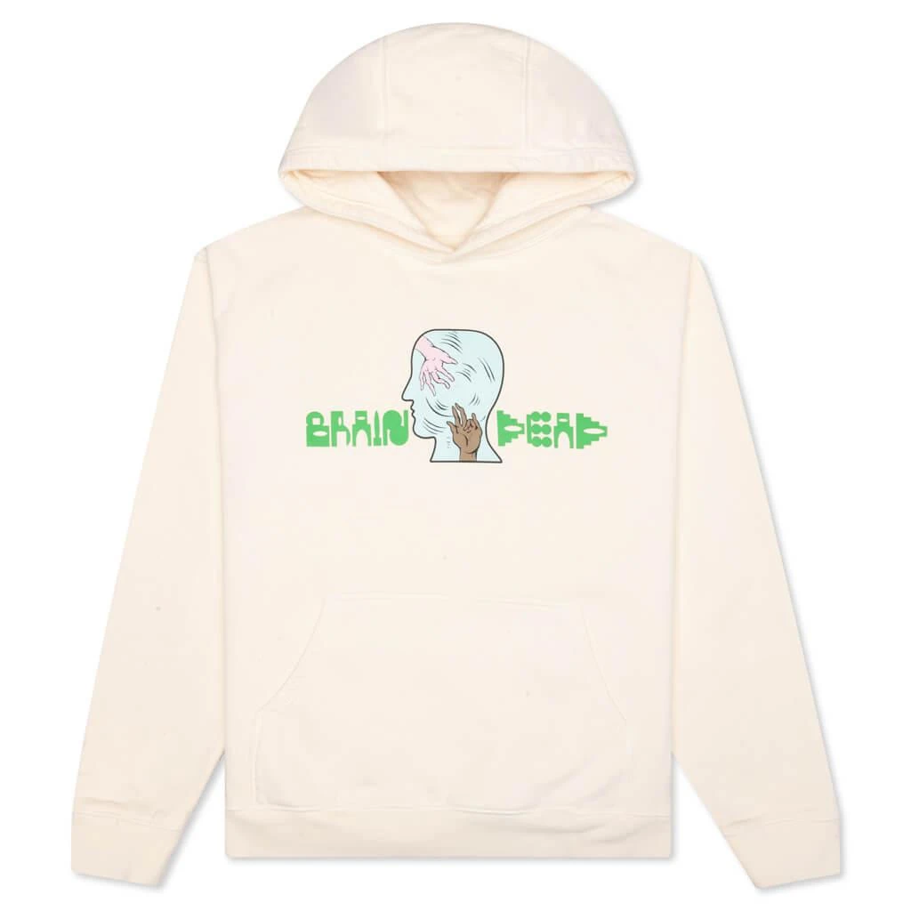 商品Brain Dead|Brain Dead Handheld Hoodie - Cream,价格¥532,第1张图片