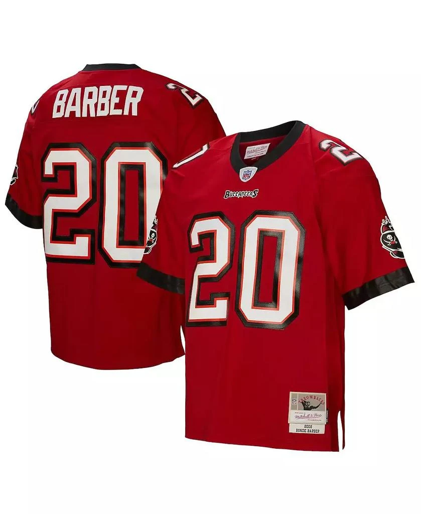 商品Mitchell & Ness|Men's Ronde Barber Red Tampa Bay Buccaneers 2002 Legacy Retired Player Jersey,价格¥897,第1张图片