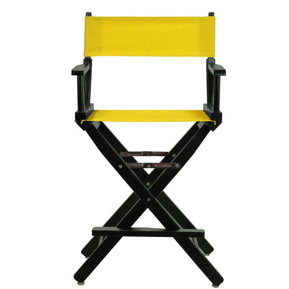 商品Casual Home|24" Director's Chair Black Frame-Gold Canvas,价格¥840,第1张图片