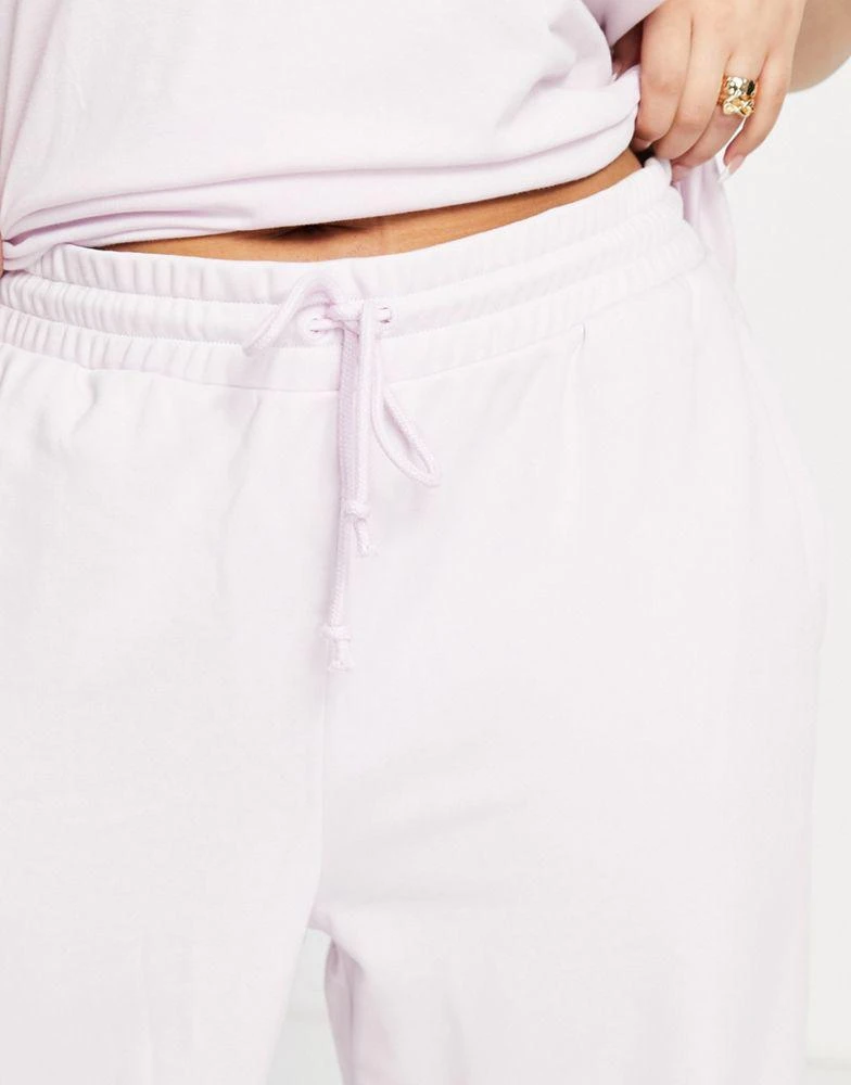 商品Adidas|adidas Originals '80's Aerobic' Plus oversized joggers in pink,价格¥232,第4张图片详细描述