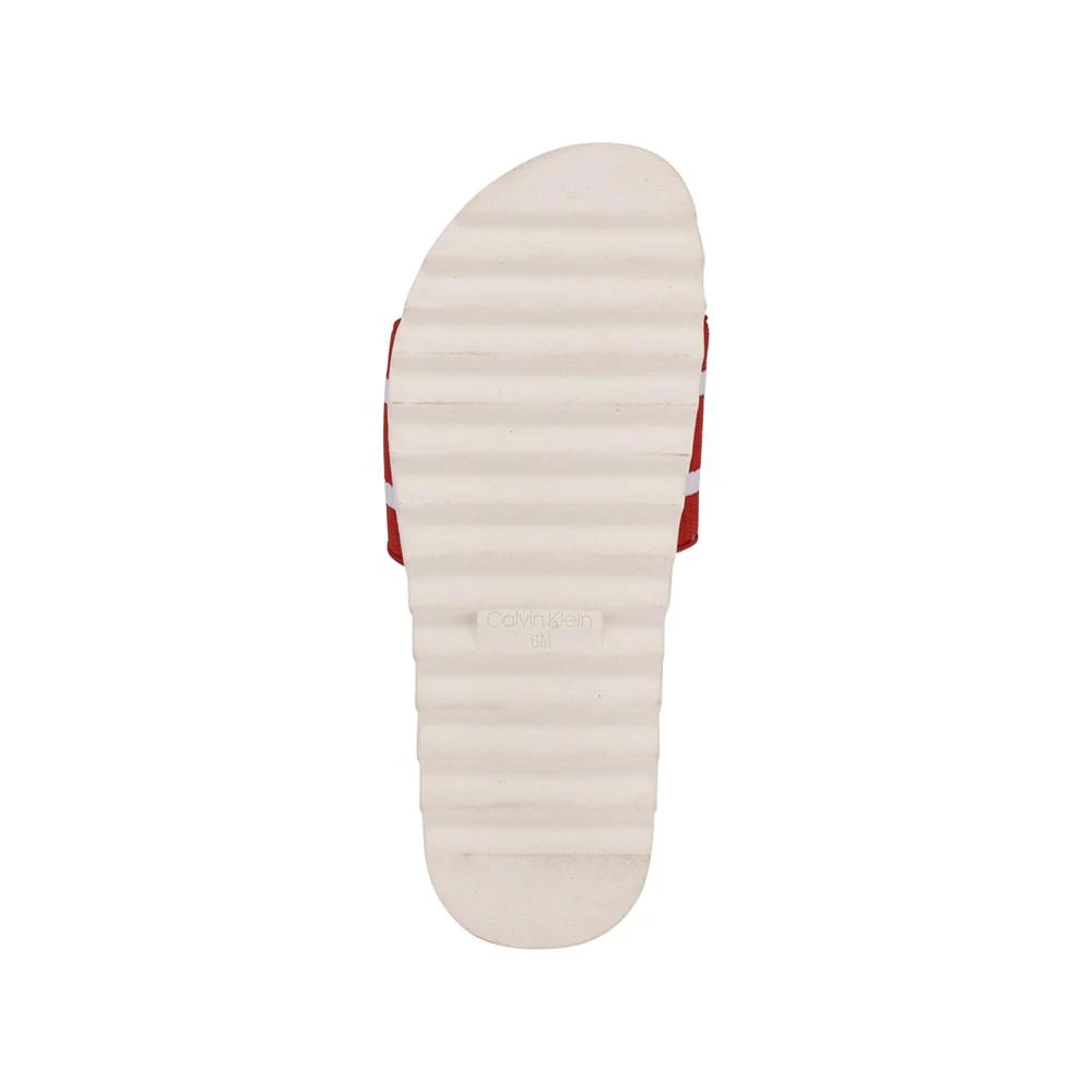 商品Calvin Klein|Women's Canina Logo Pool Slide Sandals,价格¥256,第5张图片详细描述