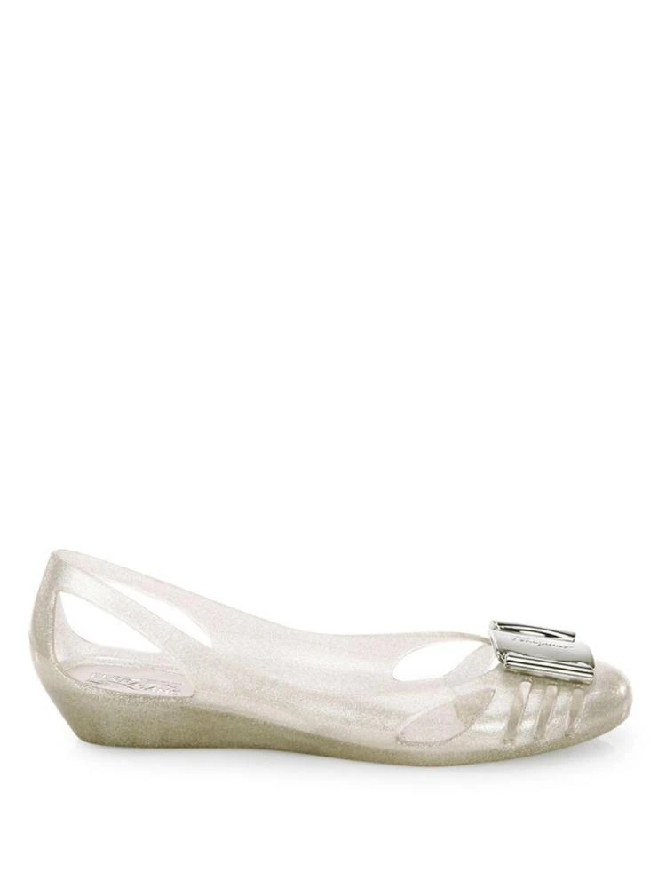 商品Salvatore Ferragamo|Bermuda Jelly Flats,价格¥664,第5张图片详细描述