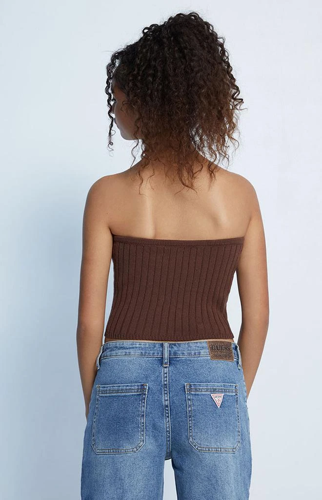商品LA Hearts|Chunky Ribbed Knit Tube Top,价格¥157,第4张图片详细描述