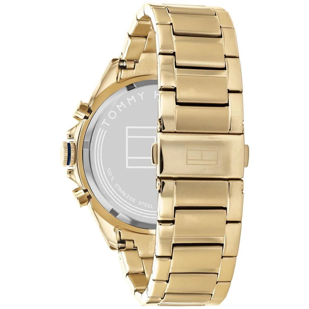 商品Tommy Hilfiger|Men's Gold-Tone Bracelet Watch 44mm,价格¥1131,第3张图片详细描述
