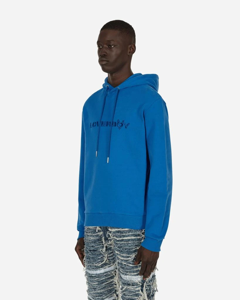 商品Charles Jeffrey Loverboy|Logo Hooded Sweatshirt Blue,价格¥541,第2张图片详细描述