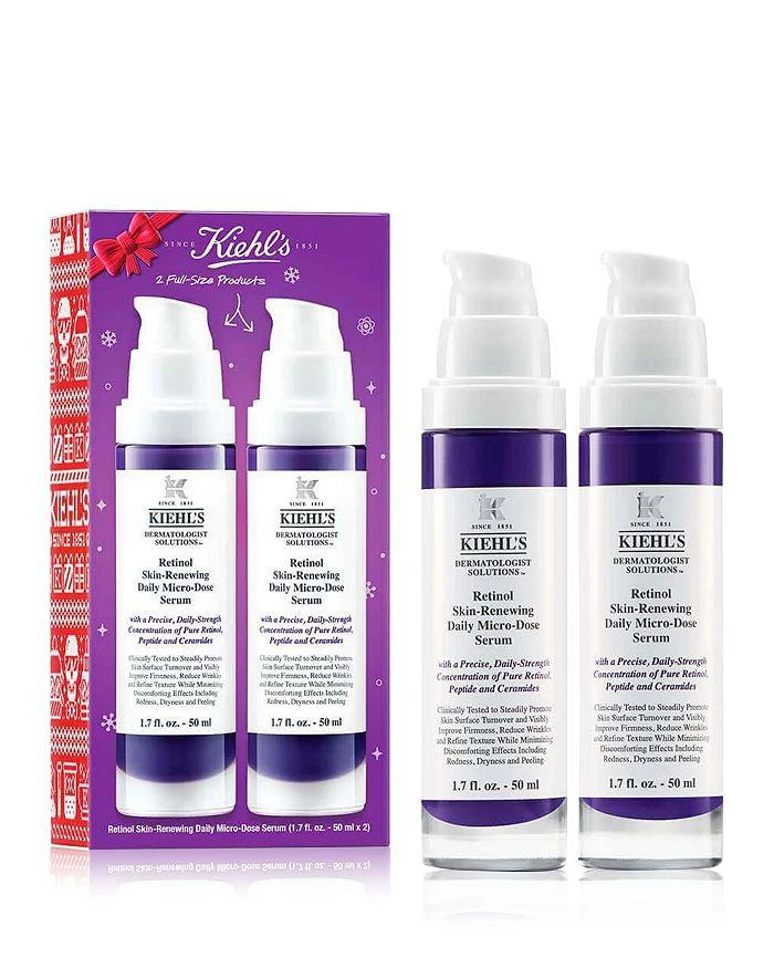 商品Kiehl's|Retinol Skin Renewing Daily Micro Dose Duo ($178 value),价格¥969,第1张图片