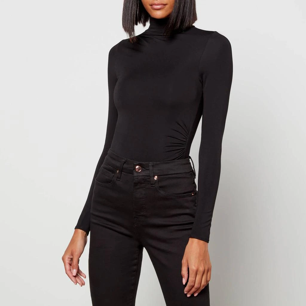 商品Good American|Good American Women's The Coverup Turtleneck Body Top - Black001,价格¥359,第1张图片