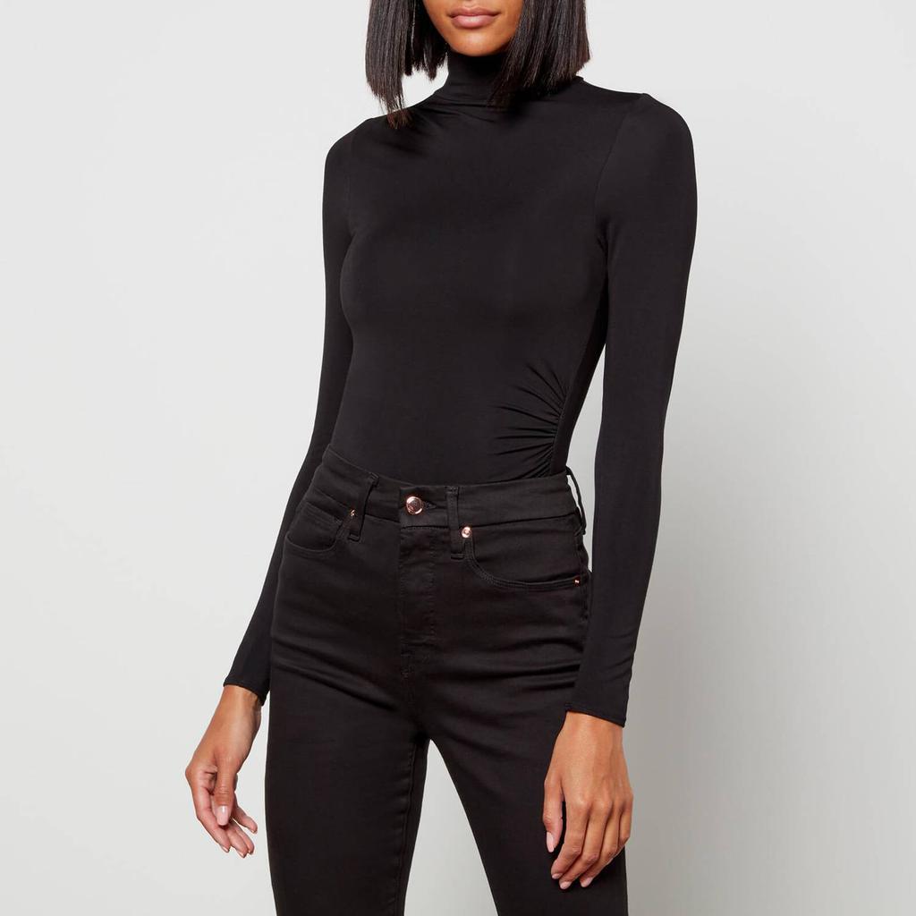 商品Good American|Good American Women's The Coverup Turtleneck Body Top - Black001,价格¥953,第1张图片