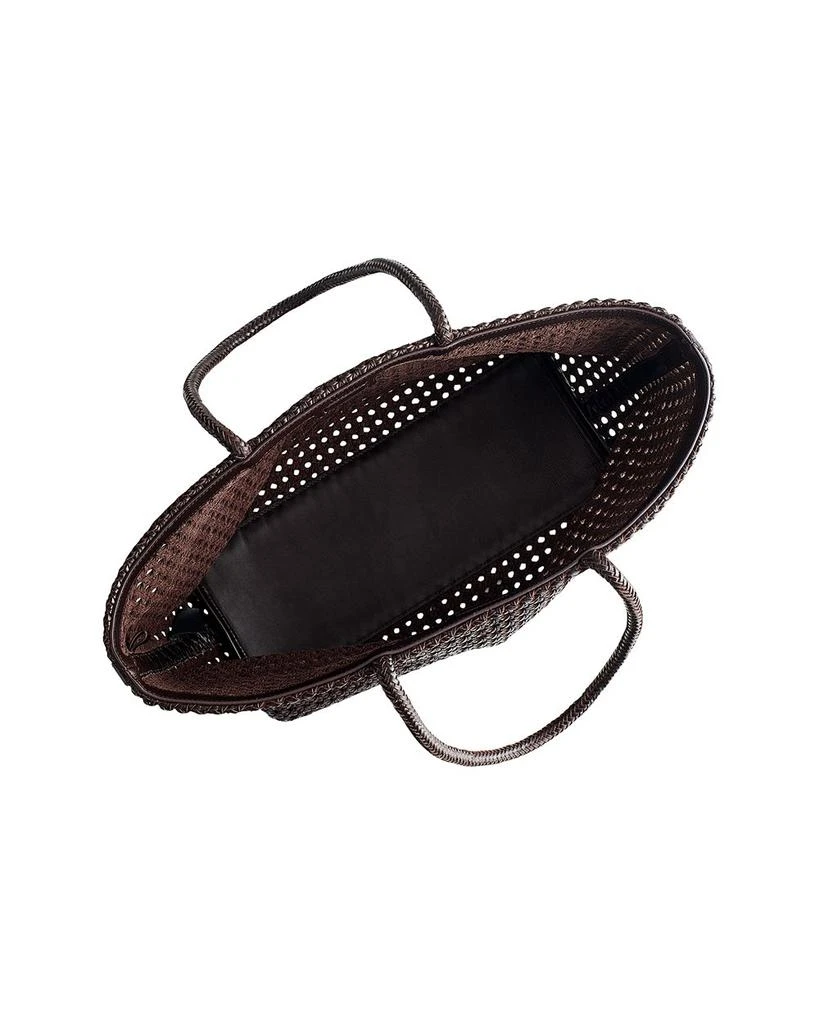Handwoven Caned Leather Tote 商品