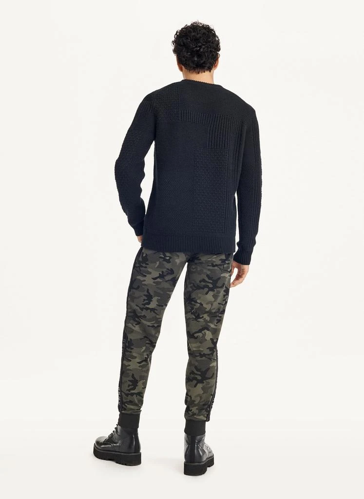 Patchwork Stitch Crewneck Sweater 商品