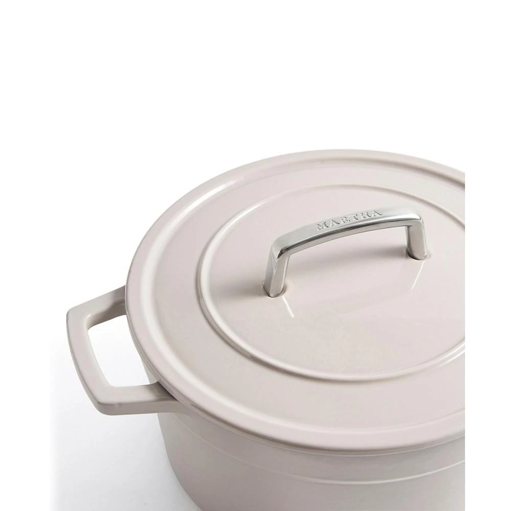 商品Martha Stewart|Martha by Martha Stewart Enamel Cast Iron 7 QT Dutch Oven,价格¥741,第2张图片详细描述