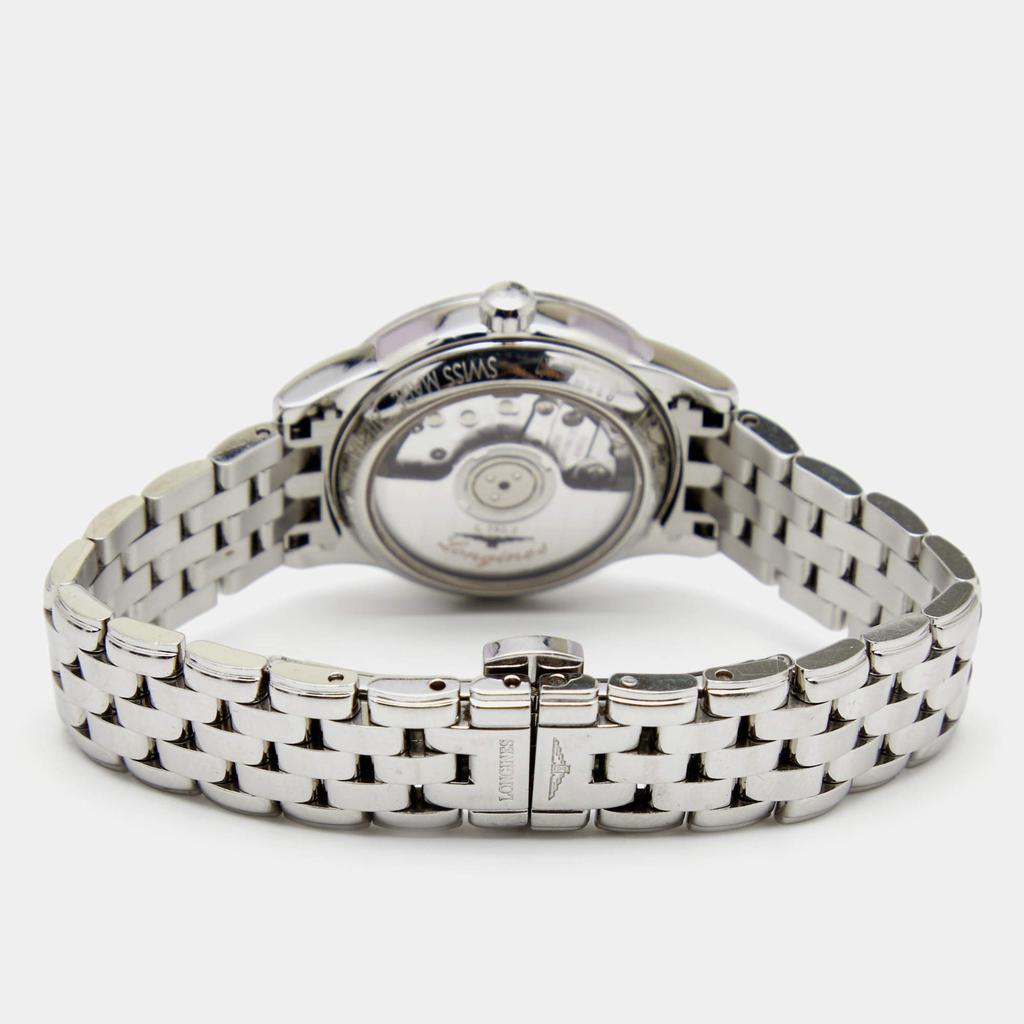 Longines Mother of Pearl Stainless Steel Flagship L4.274.4.87.6 Women's Wristwatch 26 mm商品第5张图片规格展示