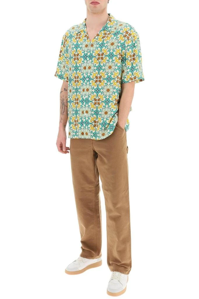 商品DROLE LE MONSIEUR|'LA CHEMISE FAÏENCE' SHIRT FEATURING ALL-OVER AZULEJOS,价格¥834,第2张图片详细描述