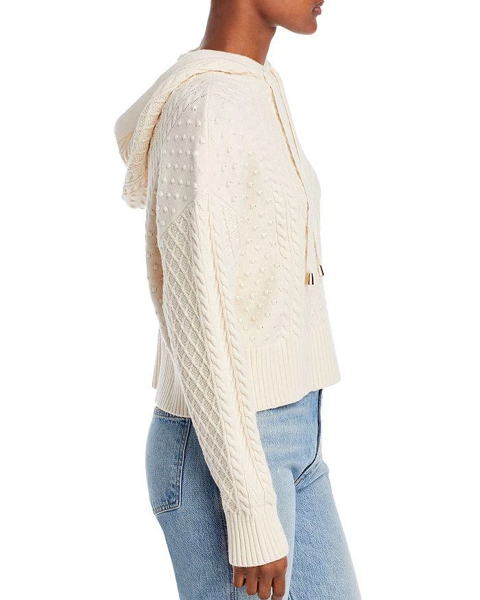 商品AQUA|Cable Sweater Hoodie - 100% Exclusive,价格¥196,第4张图片详细描述