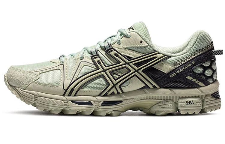商品[国内直发] Asics|Gel-Kahana 8 舒适系带专业 织物合成革减震耐磨透气 低帮 越野跑步鞋 男款 绿黑,价格¥634,第1张图片