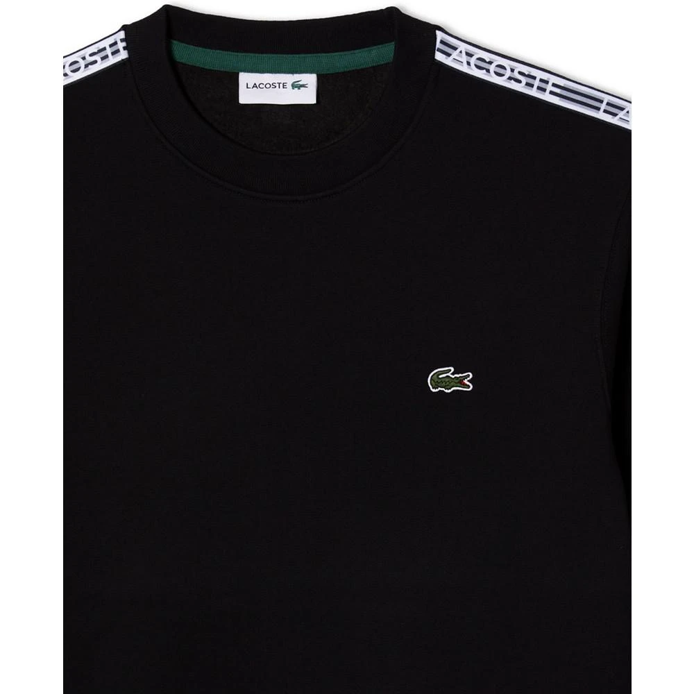 商品Lacoste|Men's Logo-Tape Crewneck Sweatshirt,价格¥1093,第3张图片详细描述