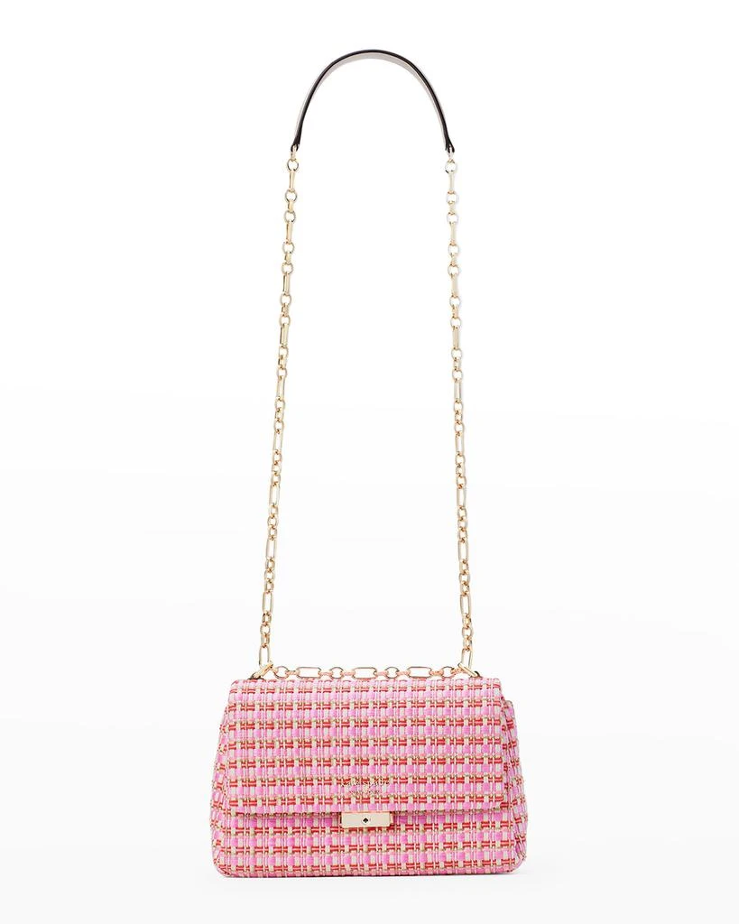 商品Kate Spade|carlyle medium tweed shoulder bag,价格¥1393,第1张图片