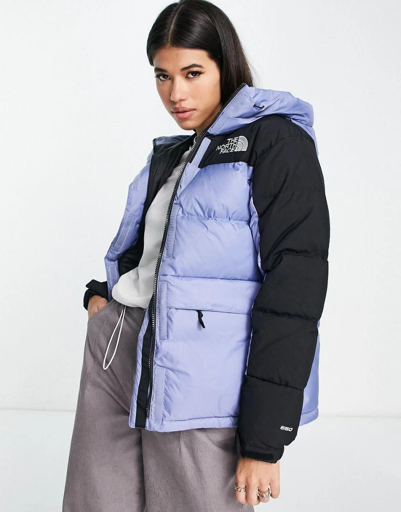 商品The North Face|The North Face Himalayan down parka coat in blue and black,价格¥2116,第4张图片详细描述