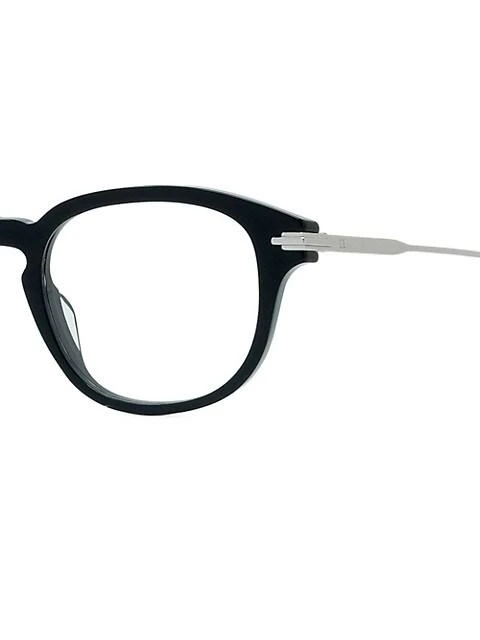 商品Dior|DiorBlackSuito 49MM Round Eyeglasses,价格¥3614,第3张图片详细描述