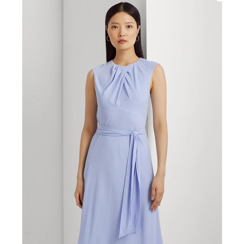 商品Ralph Lauren|Women's Bubble Crepe Cap-Sleeve Dress,价格¥333,第3张图片详细描述