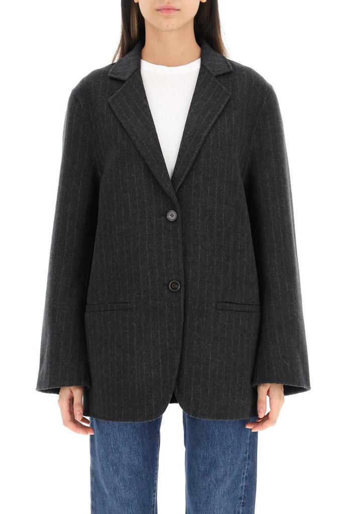 商品Totême|Toteme pinstripe double wool blazer,价格¥3702,第4张图片详细描述