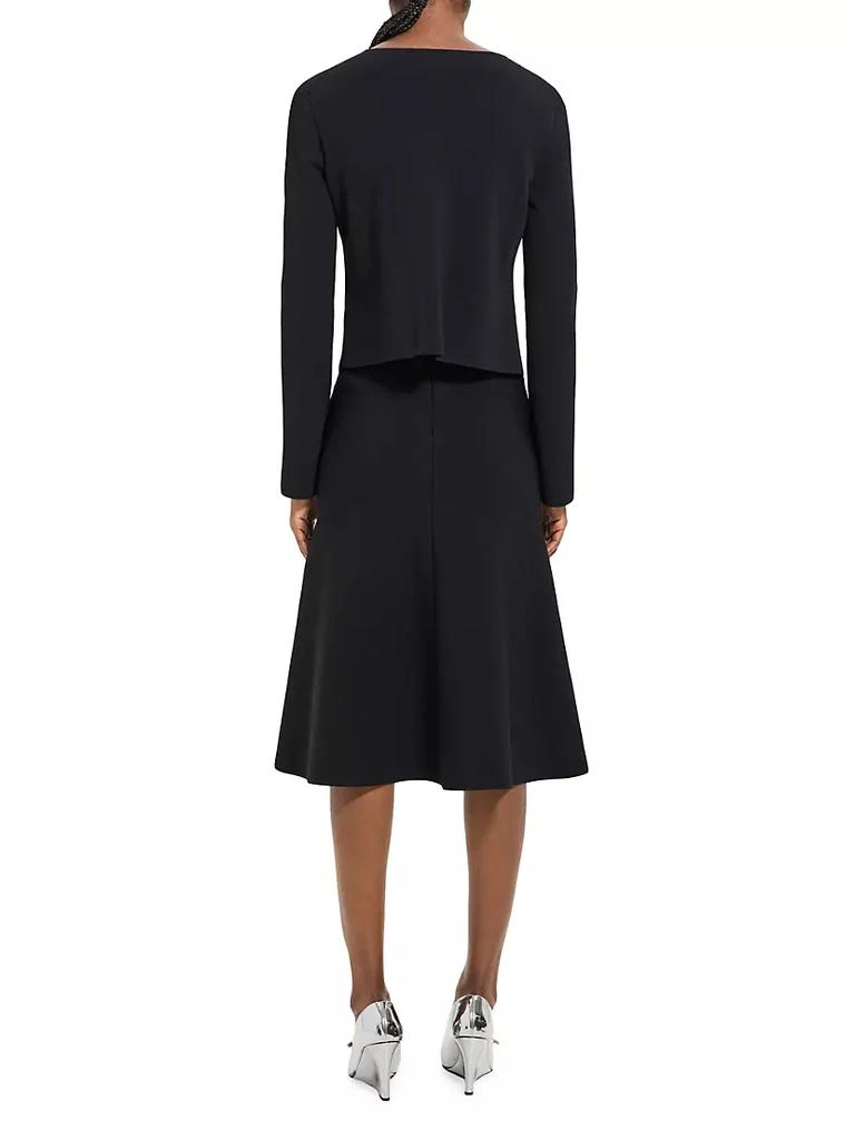 商品Theory|Layered Jersey Midi-Dress,价格¥4378,第5张图片详细描述