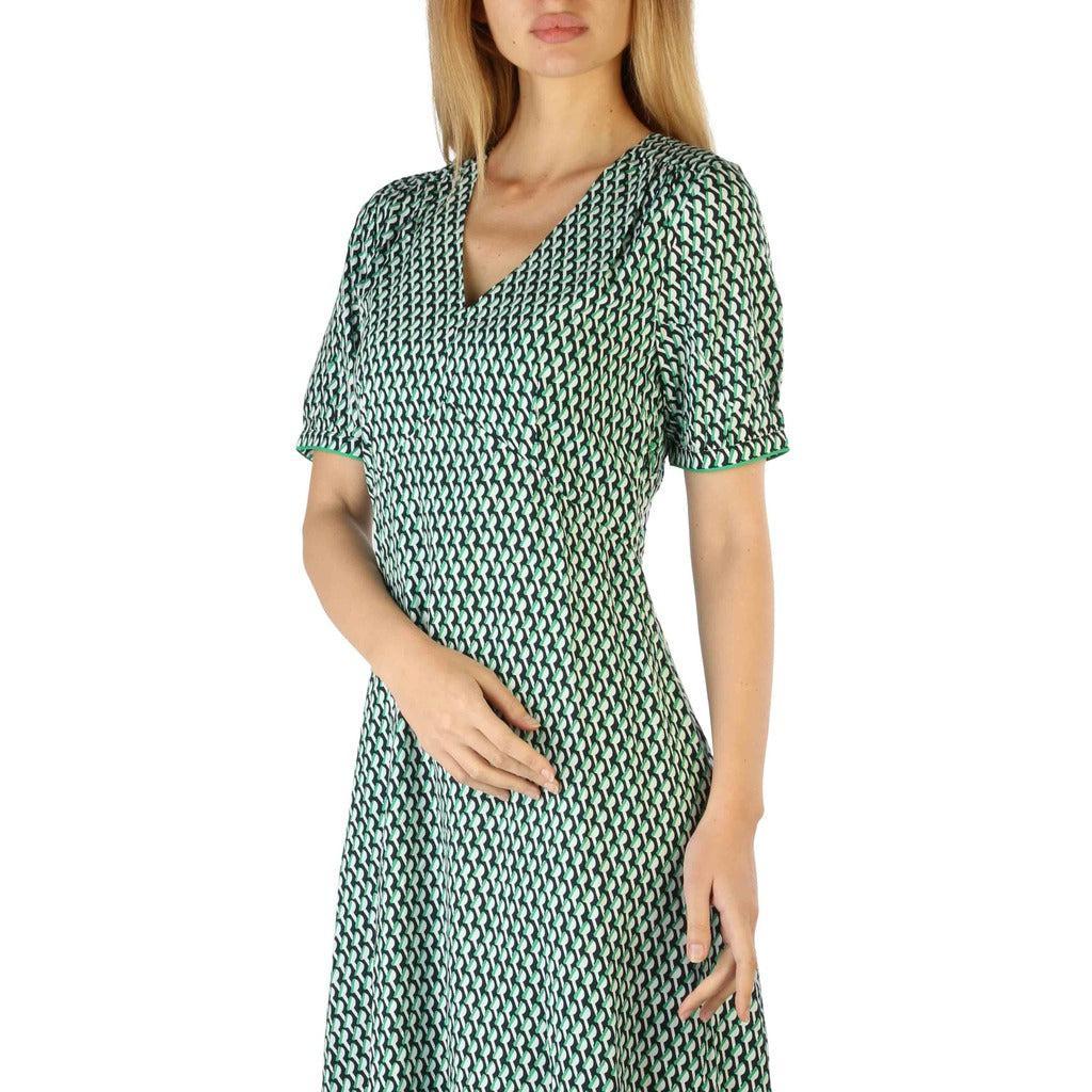 商品Tommy Hilfiger|Tommy Hilfiger v-neck side zipped short sleeve dresses,价格¥547,第5张图片详细描述