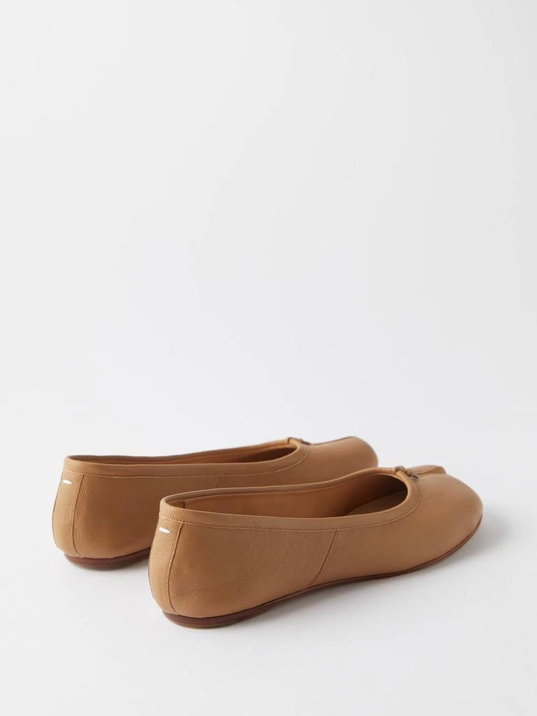 商品MAISON MARGIELA|Tabi split-toe leather ballet flats,价格¥3561,第4张图片详细描述