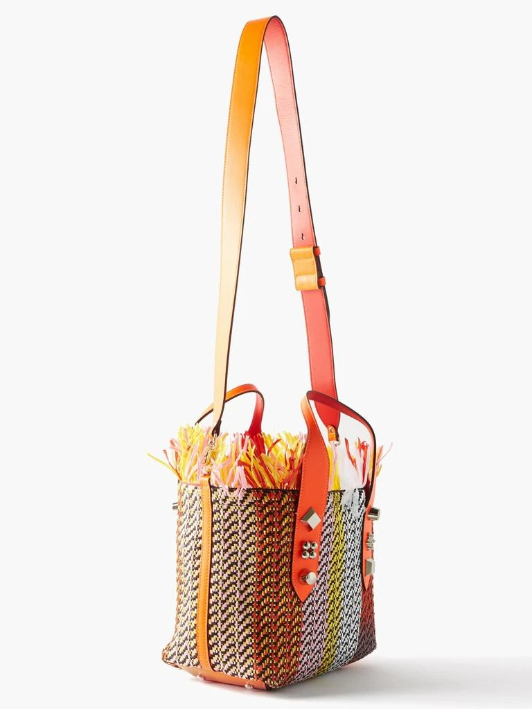 商品Christian Louboutin|Frangibus fringed woven basket bag,价格¥13252,第4张图片详细描述