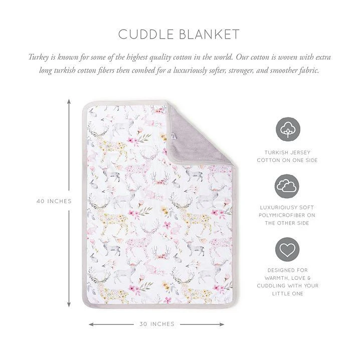 商品Oilo|Fawn Jersey Cuddle Blanket,价格¥335,第5张图片详细描述