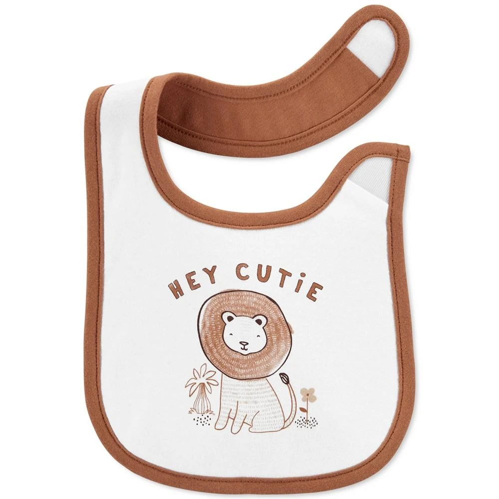 商品Carter's|Baby Boys or Girls 4-Pack Assorted Animal Bibs,价格¥120,第2张图片详细描述