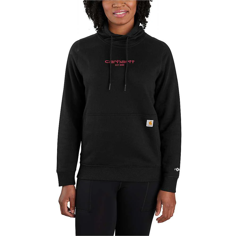 商品Carhartt|Carhartt Women's Force Relaxed Fit Lightweight Graphic Hooded Sweatshirt,价格¥496,第3张图片详细描述