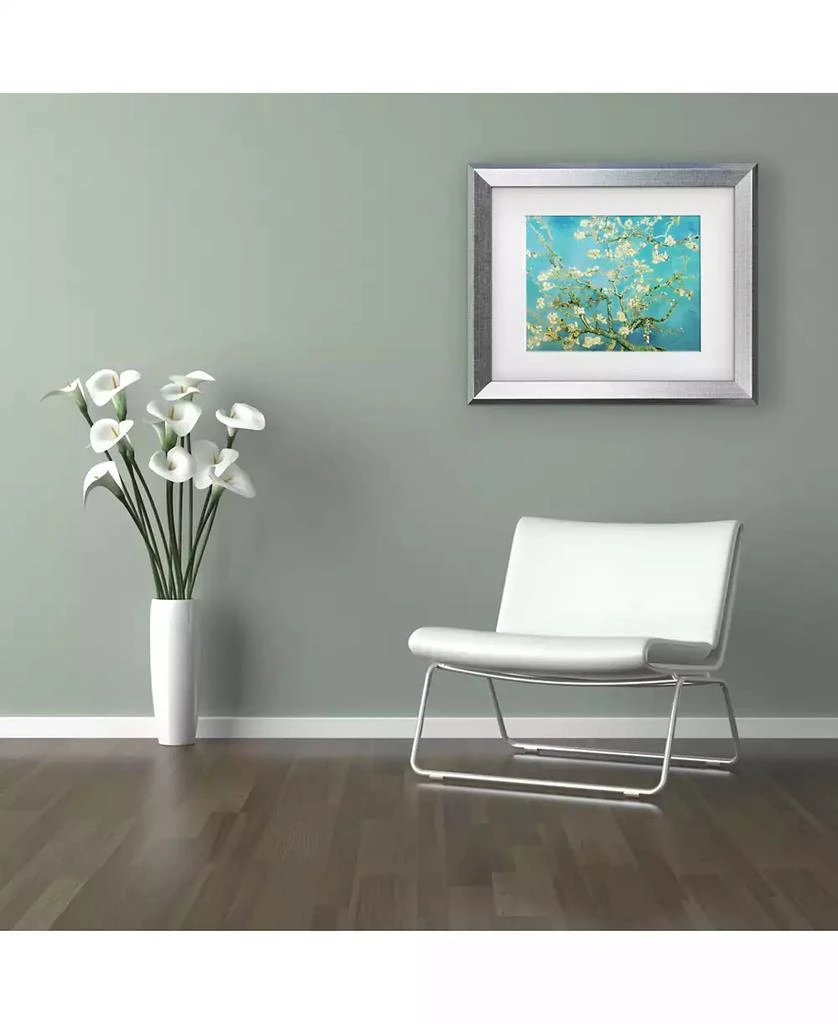 商品Trademark Global|Vincent van Gogh 'Almond Branches In Bloom 1890' Matted Framed Art - 16" x 20",价格¥741,第3张图片详细描述