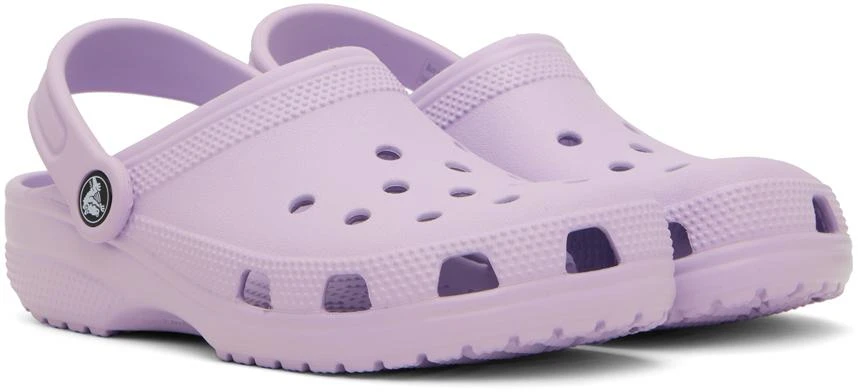 商品Crocs|Purple Classic Clogs,价格¥237,第4张图片详细描述