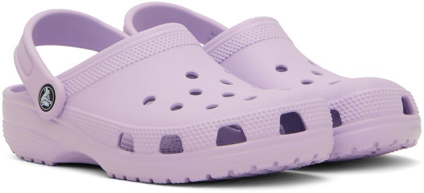 商品Crocs|Purple Classic Clogs,价格¥211,第6张图片详细描述