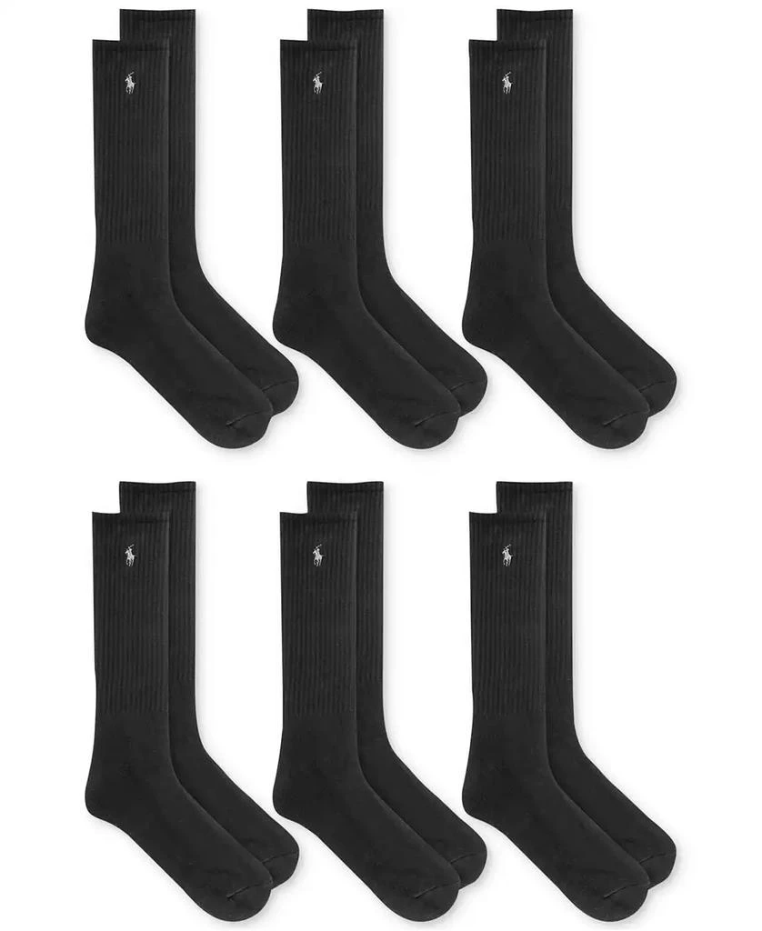 商品Ralph Lauren|Men's 6-Pk. Performance Sport Crew Socks,价格¥159,第1张图片