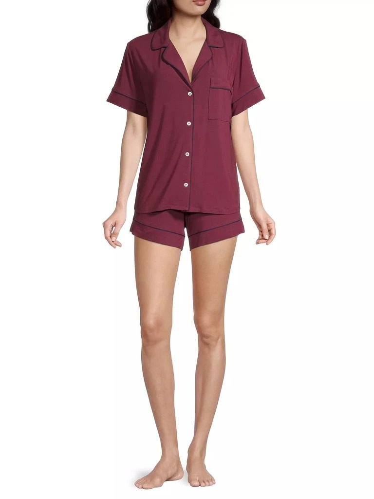 商品Eberjey|Gisele Relaxed 2-Piece Pajama Set,价格¥616,第2张图片详细描述
